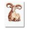 Designart - Portrait of Wild Ram With Mighty Horns II - Farmhouse Canvas Wall Art Print